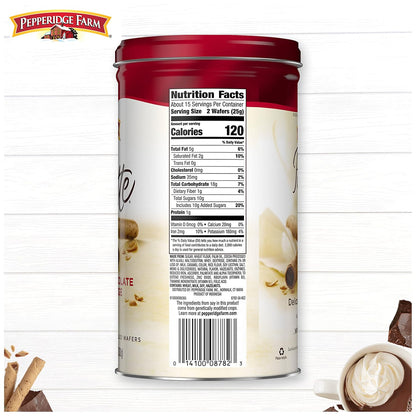 Pepperidge Farm Pirouette Wafers - Light, Delicate Treat for a Calming Morning Coffee Ritual and Quiet Me-Time