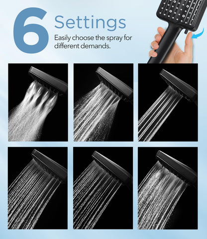 pressure-boosting internal nozzle structure rated at 1.8 gpm