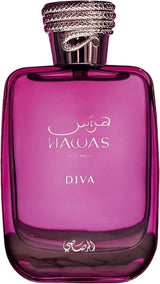Rasasi Diva for Women – Aromatic Companion for Bath Time and Quiet Evenings, EDP Spray