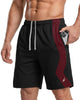 Medium - Black With Burgundy Panel