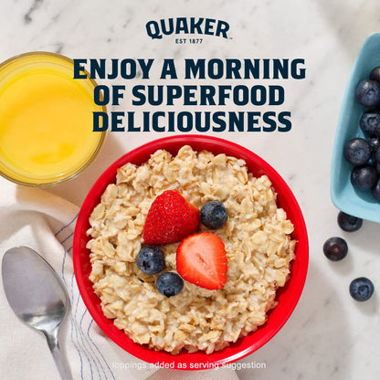 Quaker Immunity Instant Oatmeal – Bedtime Snack for Adults Focused on Immune Health, Whole Grain Vitamin C D & Zinc Pouches