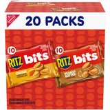 RITZ Bits Individually Wrapped Snack Crackers – Thoughtful Housewarming and Birthday Gift, 20 Count