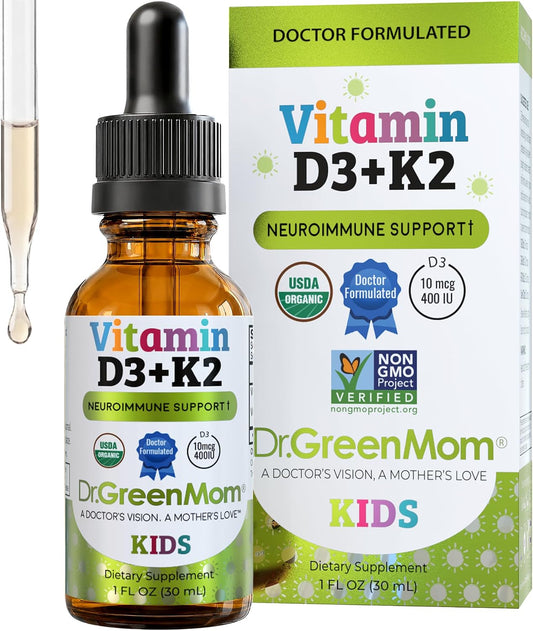 single-drop dosage delivering 10 mcg (400 iu) vitamin d3 plus 4 mcg vitamin k2