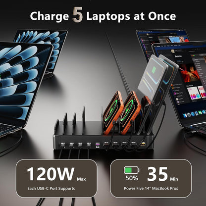 six built-in safety protections: over-current, over-voltage, overload, overheat, overcharge, and short-circuit