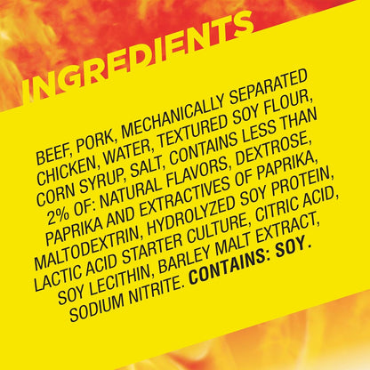 Slim Jim Spicy Jerky Sticks Bulk Pack – Grab-and-Go Protein for Long Commutes, Meetings and Back-to-Back Errands