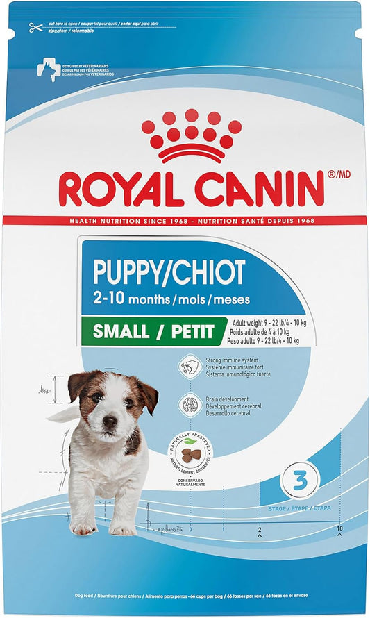 small-breed-tailored crunchy kibble sized for 9–22 lb adult dogs