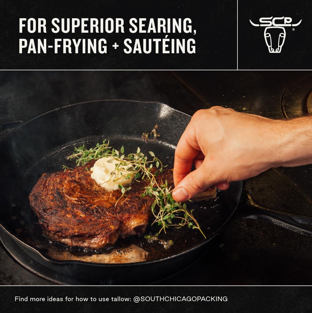 South Chicago Packing 100% Pure Wagyu Beef Tallow – Premium Cooking Fat for the Steakhouse-Style Kitchen