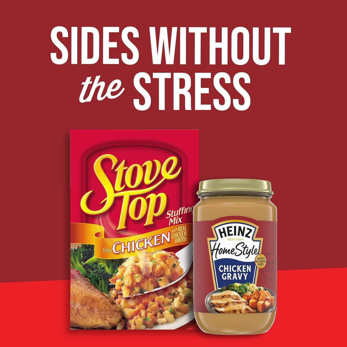 Stove Top Stuffing Mix Chicken 6 oz – Single-Box Pantry Staple for a Clean Stocked Kitchen with Less Clutter