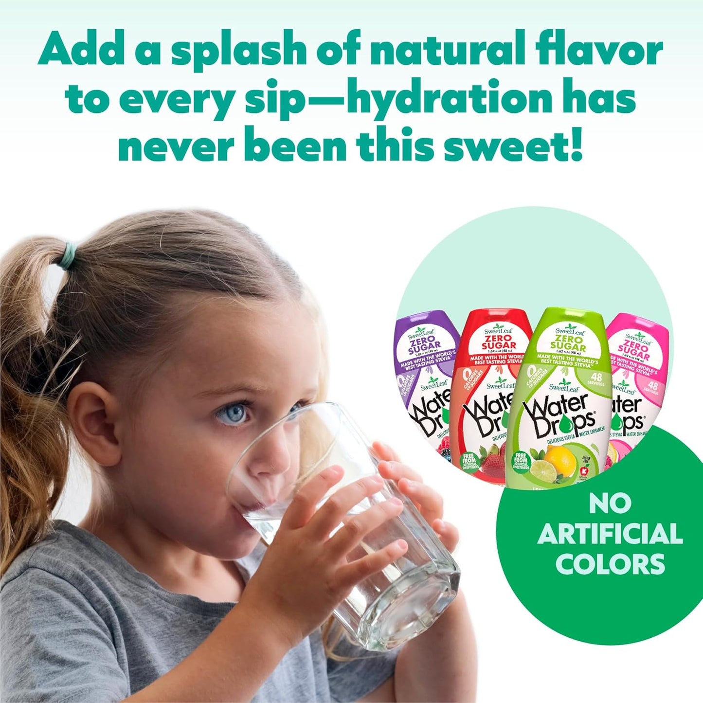 SweetLeaf Stevia Water Enhancer – Practical Wellness Gift for Mom, Teacher, or Coworker, Sugar Free, 1.62 Oz Bottle