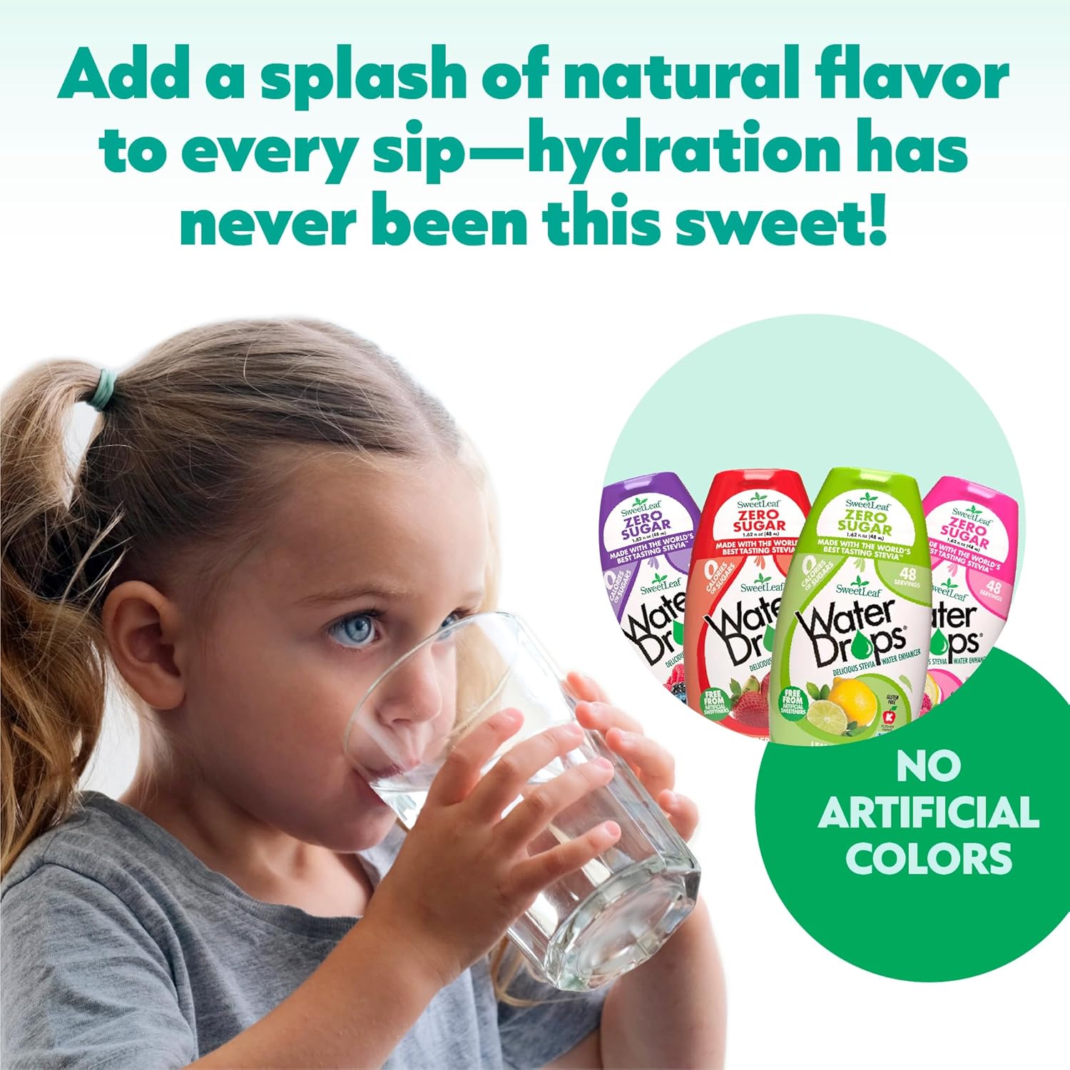 SweetLeaf Stevia Water Enhancer – Practical Wellness Gift for Mom, Teacher, or Coworker, Sugar Free, 1.62 Oz Bottle