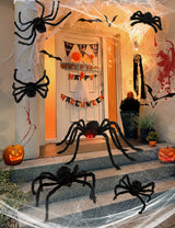 HOPOCO Halloween Hostess Gift Idea – 6 Sized Plush Spiders for the Friend Who Decorates Every October