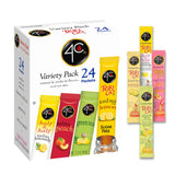 4C Powdered Iced Tea Singles – Outdoor Hydration Solution for Hiking and Backyard BBQs, Zero-Sugar Variety