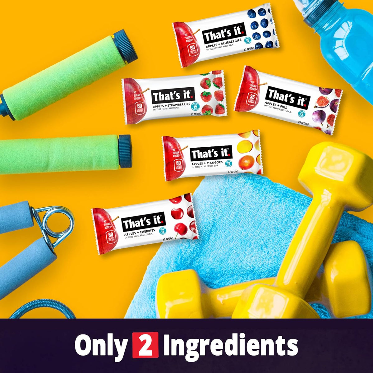That's it. Mini Fruit Bars – Calm Pantry Essential for Low-Sugar Diets, Plant-Based Grab-and-Go Fuel