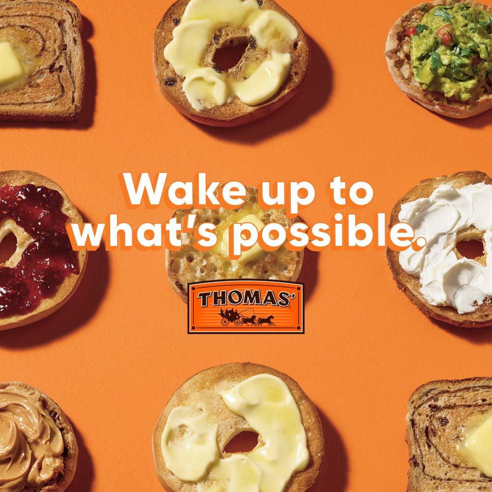 Thomas' Original English Muffins, 6 ct, 13 oz – Hostess Gift Bread for Holiday Breakfast Gatherings