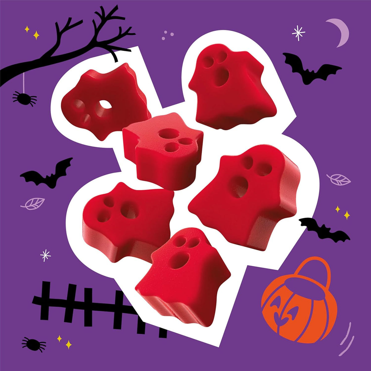 Twizzlers Ghosts Cherry Chewy Candy – Halloween Goody Bag Stuffer and Best-Costume Prize