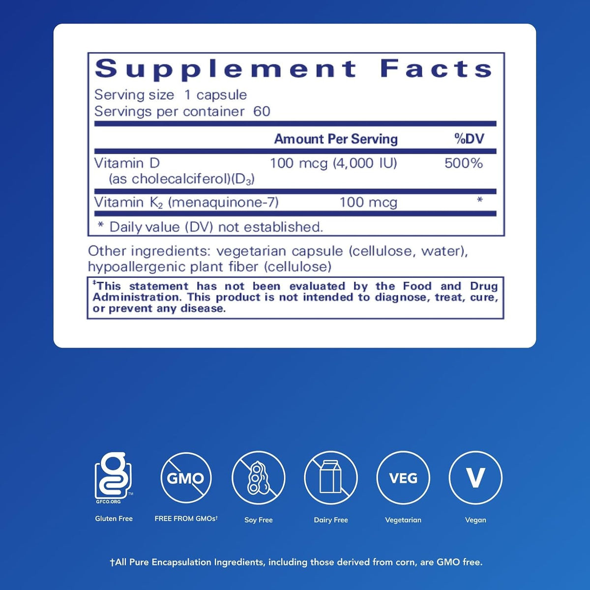 vitamin k2 included to direct calcium away from arteries and toward bones
