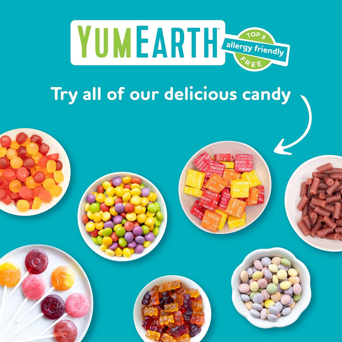 YumEarth Vegan Gummy Snacks – Travel Tote and Road Trip Companion for Clean Eating On the Go