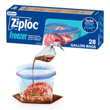 Ziploc Gallon Food Storage Bags – Intentional Freezer Organization with Fewer Containers