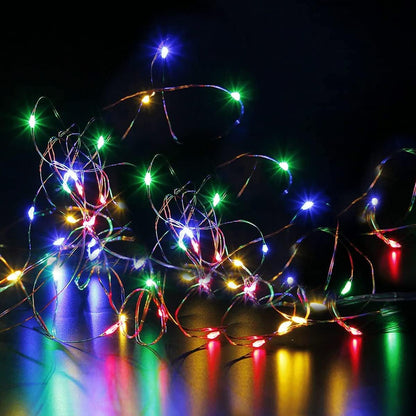 ZPH Colored Firefly Lights 4 Pack – Romantic Valentine's Day Gift for Couples, Battery Powered Bedroom Lights